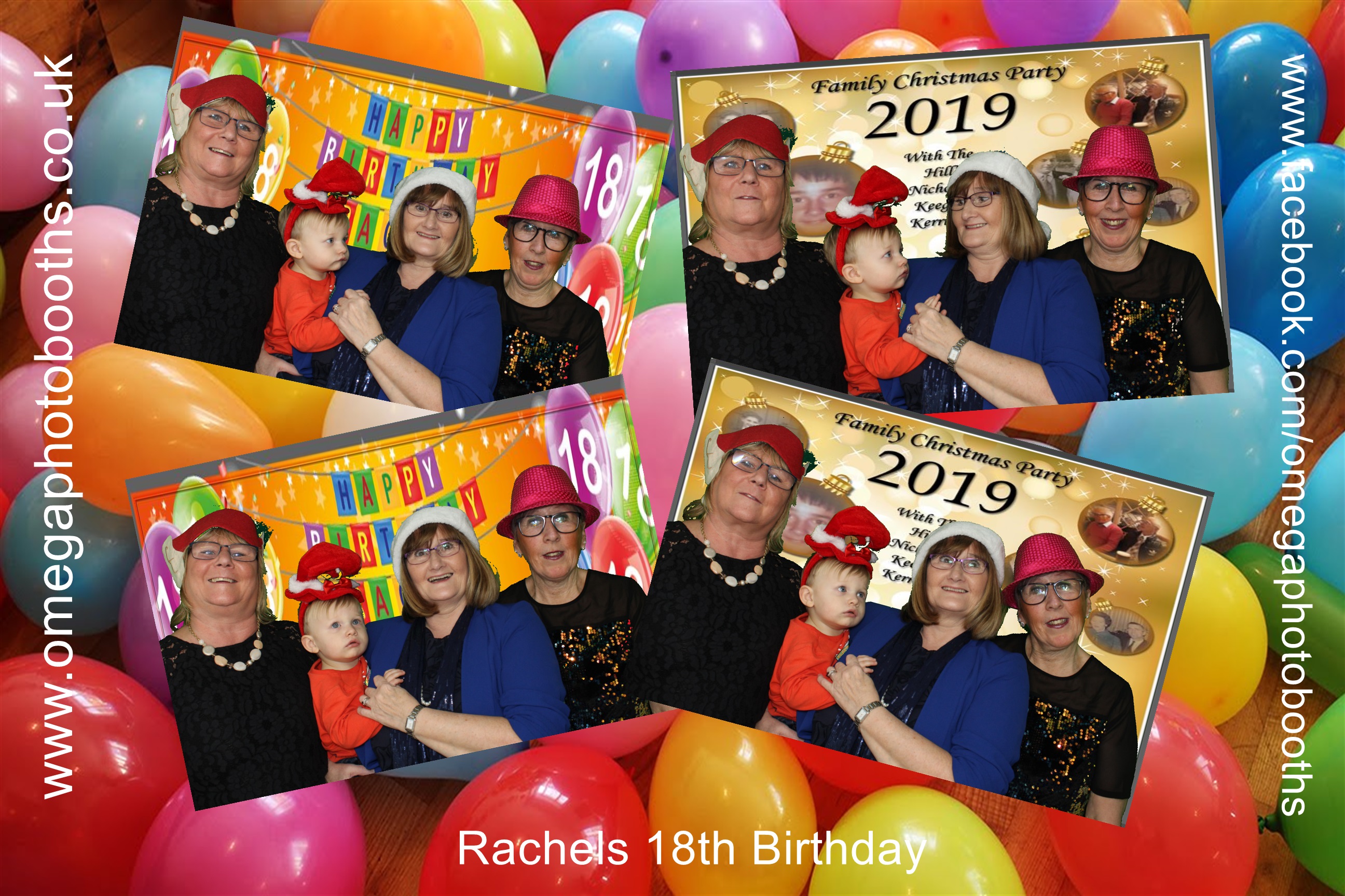 Rachel's 18th birthday and family Christmas get together | View more photos from the event at gallery.omegaphotobooths.co.uk/u/Omega-Photobooths/Rachels-18th-birthday-and-family-Christmas-get-together